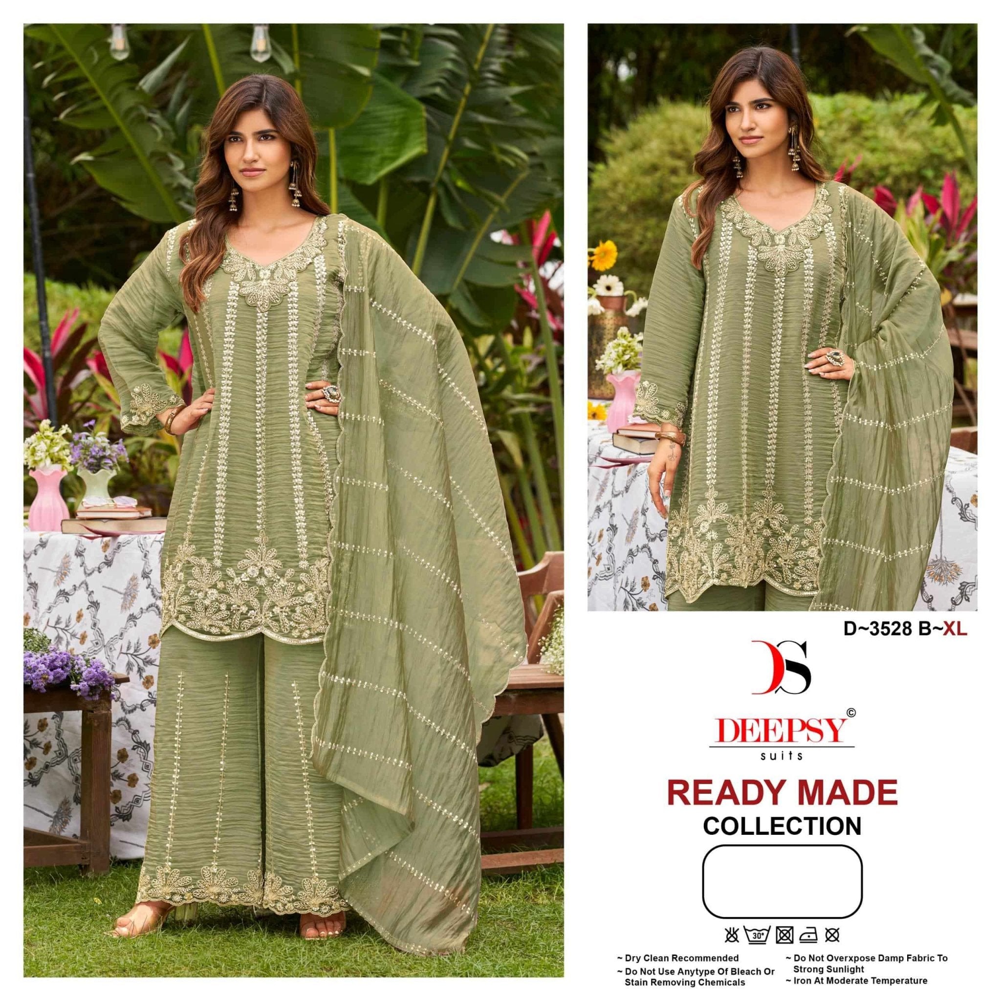 DEEPSY SUIT D-3528 Maska Silk Heavy Embroidered Pakistani Suit Set - Amrah Wholesale