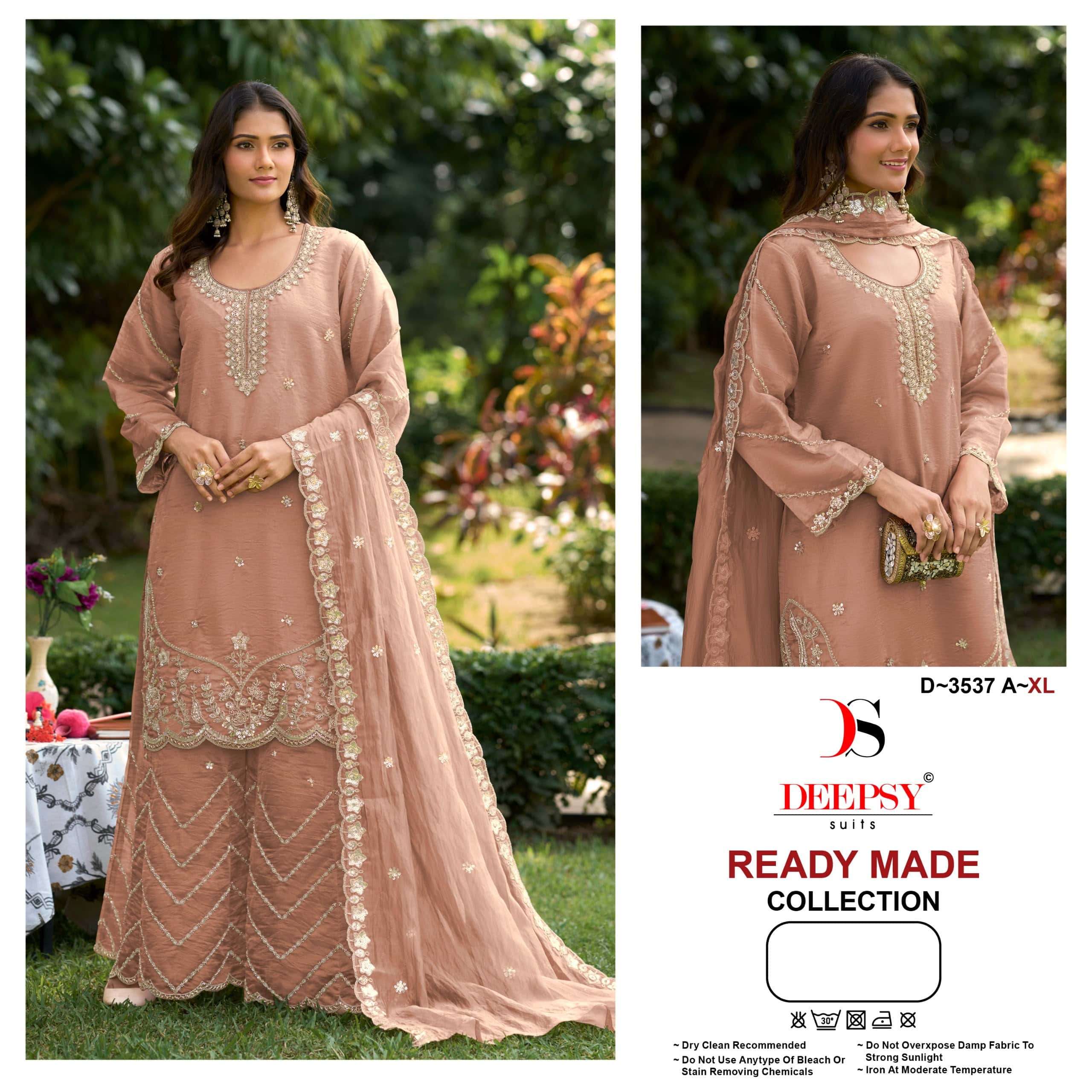 DEEPSY SUIT D-3537 Soft Silk Embroidered Pakistani Suit