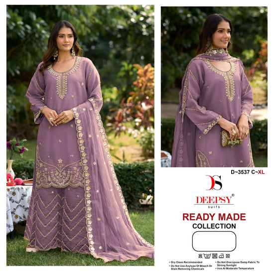 DEEPSY SUIT D-3537 Soft Silk Embroidered Pakistani Suit