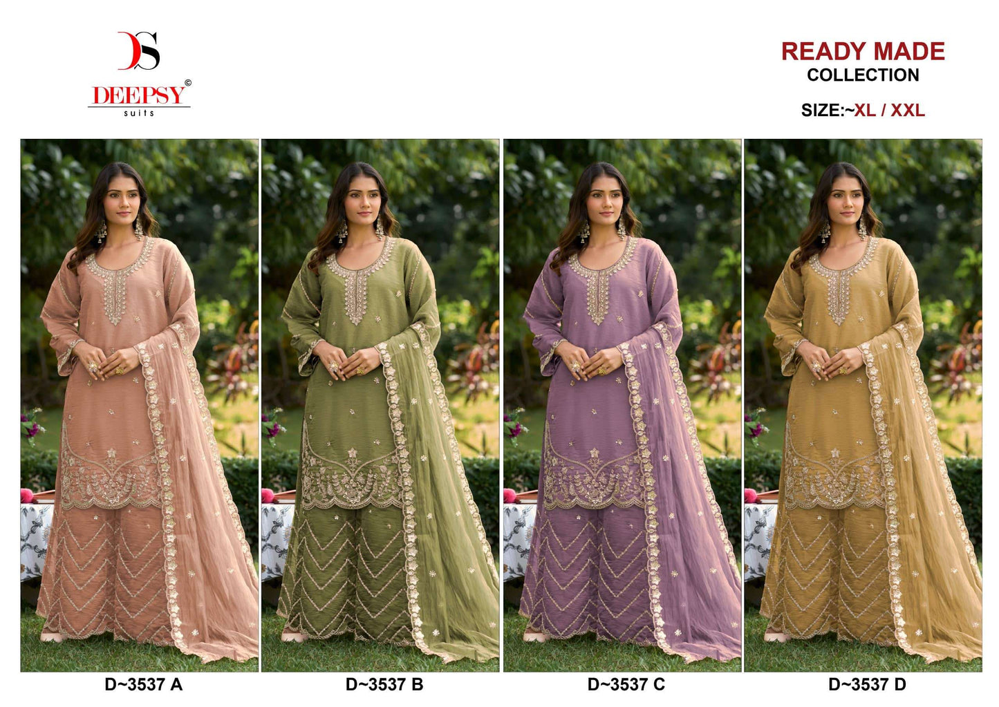 DEEPSY SUIT D-3537 Soft Silk Embroidered Pakistani Suit