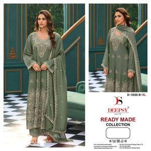 Deepsy Suit D-3558 Viscose Tissue Silk Pakistani Suit - Amrah Wholesale