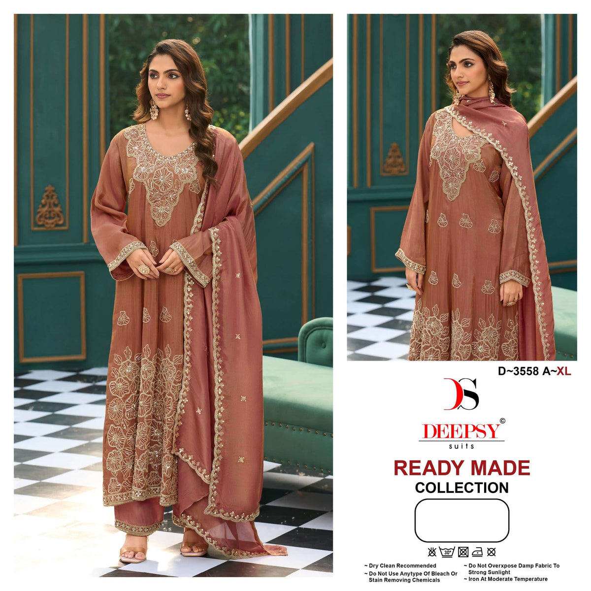 Deepsy Suit D-3558 Viscose Tissue Silk Pakistani Suit