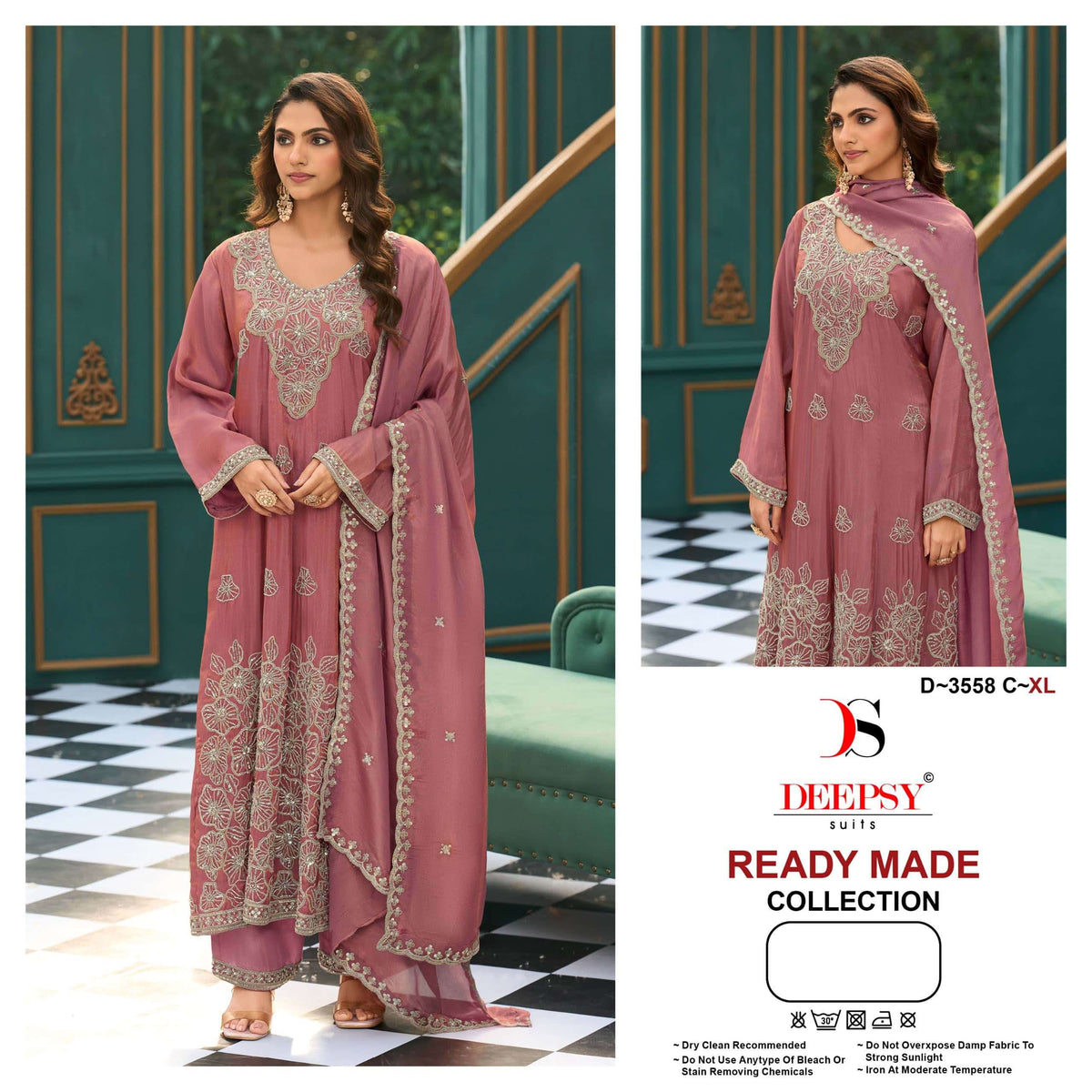 Deepsy Suit D-3558 Viscose Tissue Silk Pakistani Suit