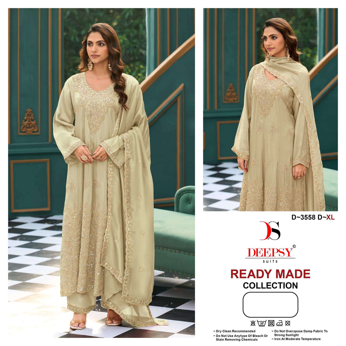 Deepsy Suit D-3558 Viscose Tissue Silk Pakistani Suit