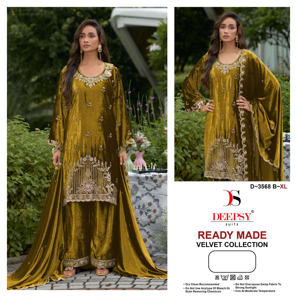 Deepsy Suit D-3568 Velvet Pakistani Suit