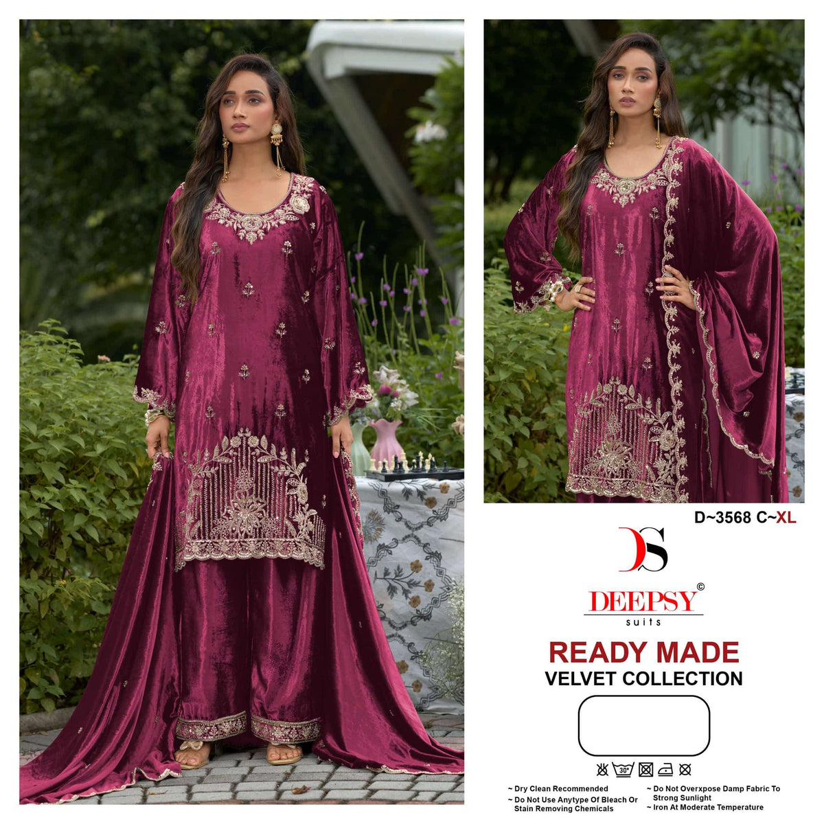 Deepsy Suit D-3568 Velvet Pakistani Suit