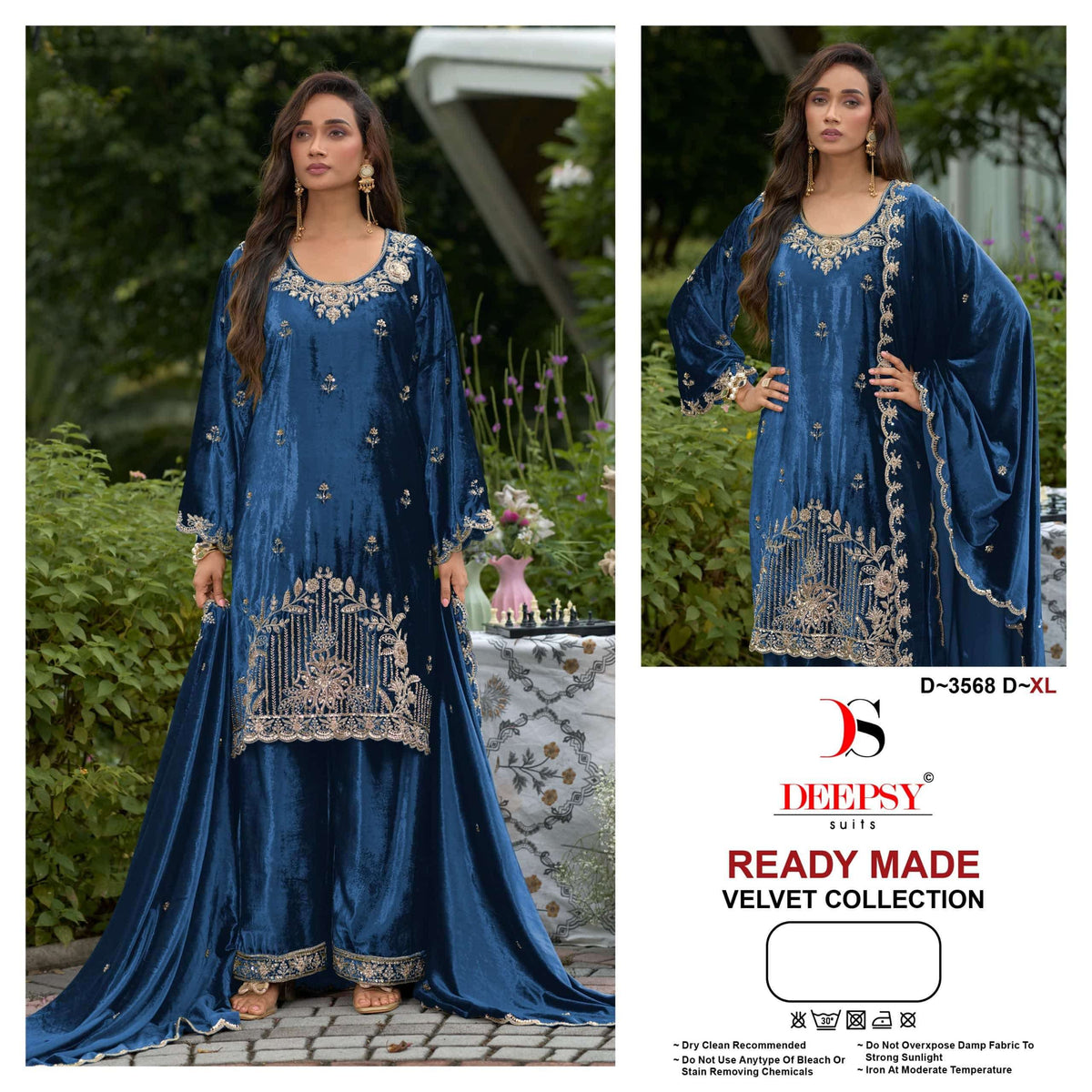 Deepsy Suit D-3568 Velvet Pakistani Suit