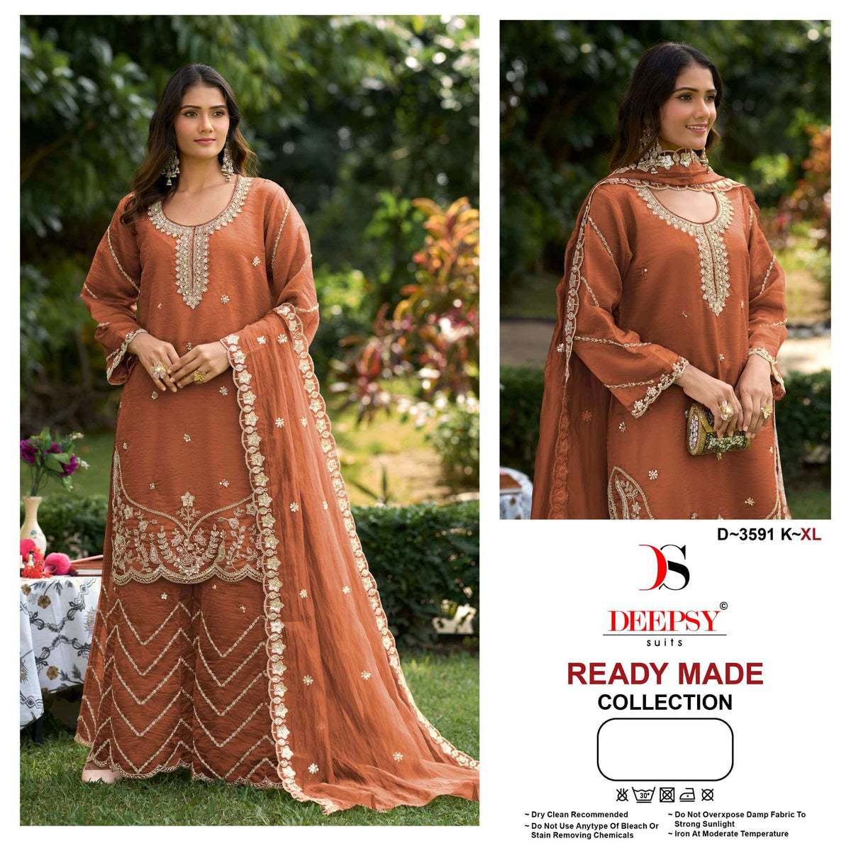 Deepsy Suit D-3591 Viscose Tissue Silk Salwar Suit Set