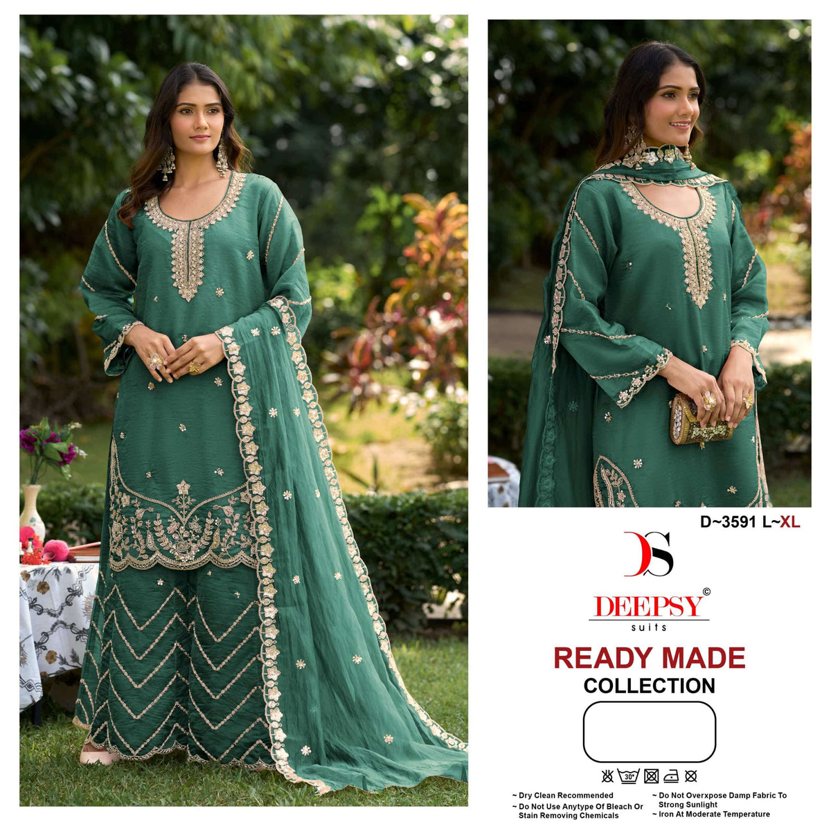 Deepsy Suit D-3591 Viscose Tissue Silk Salwar Suit Set