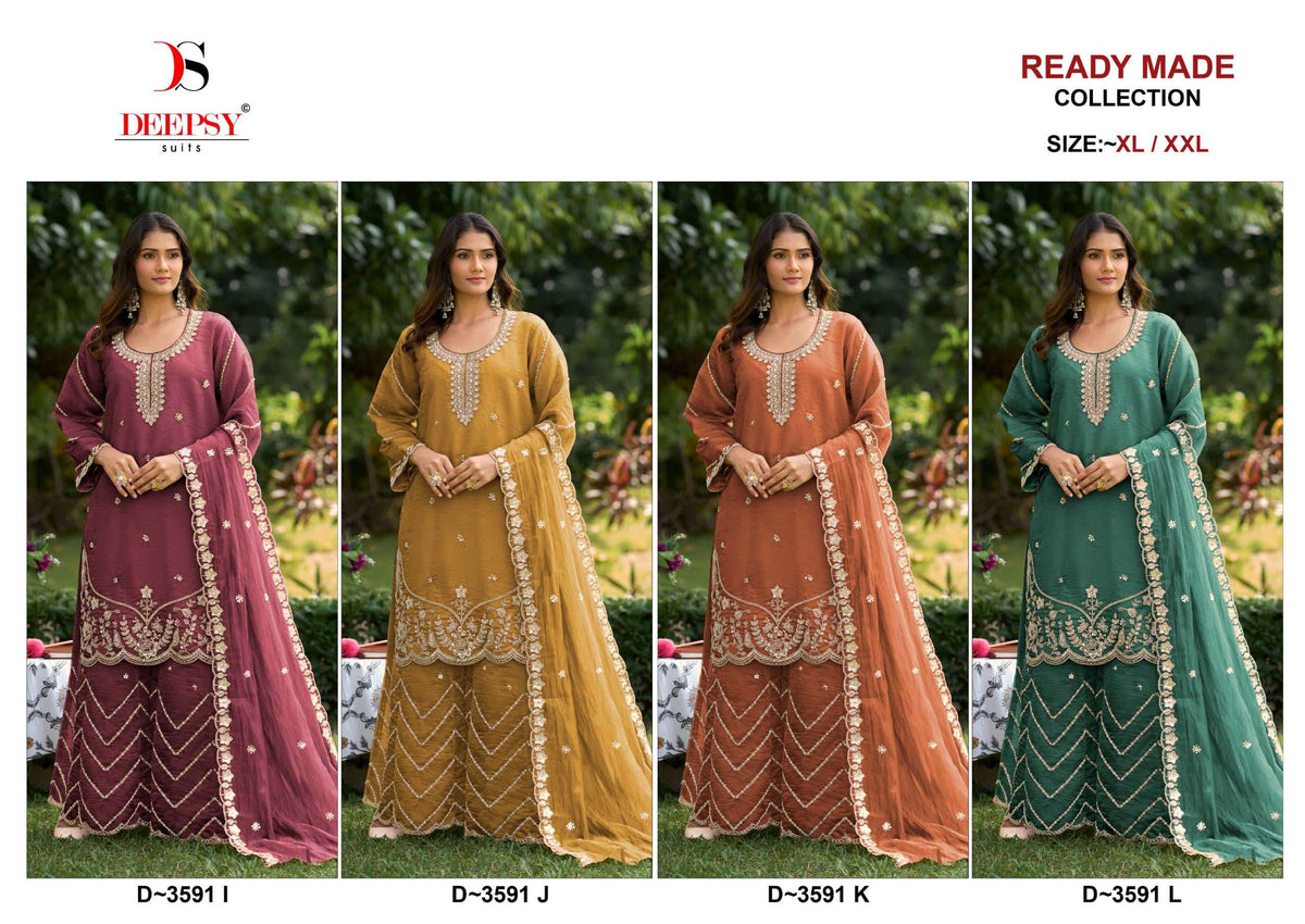 Deepsy Suit D-3591 Viscose Tissue Silk Salwar Suit Set