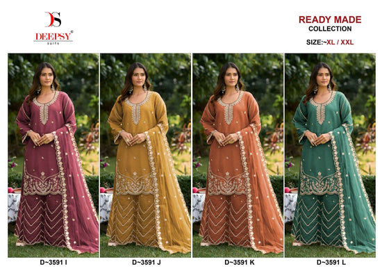 Deepsy Suit D-3591 Viscose Tissue Silk Salwar Suit Set