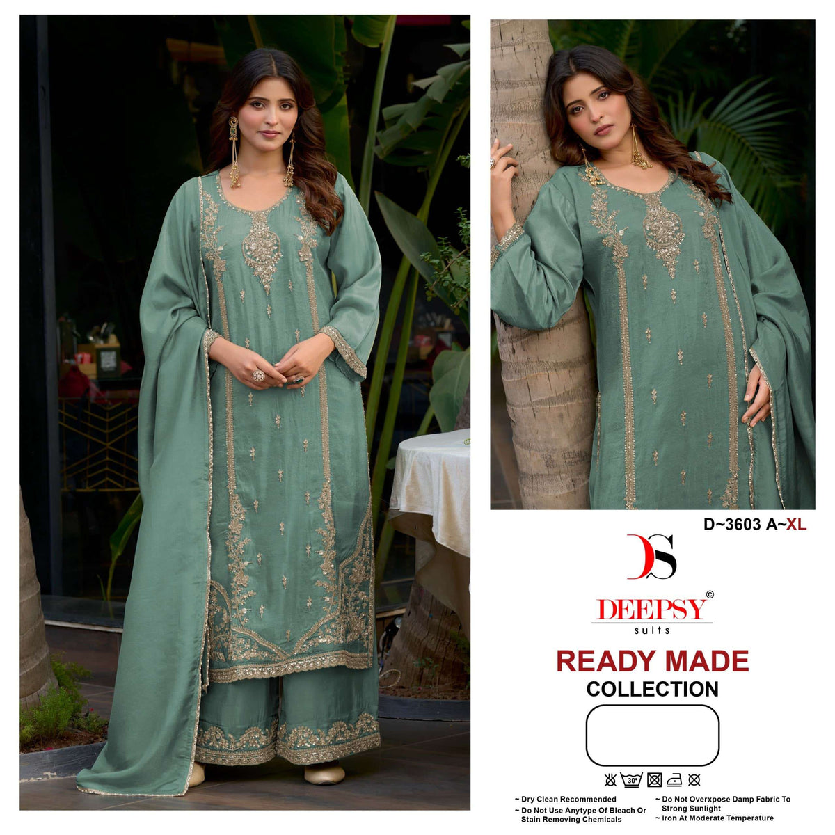 DEEPSY SUIT D-3603 Viscose Tissue Silk Salwar Suit