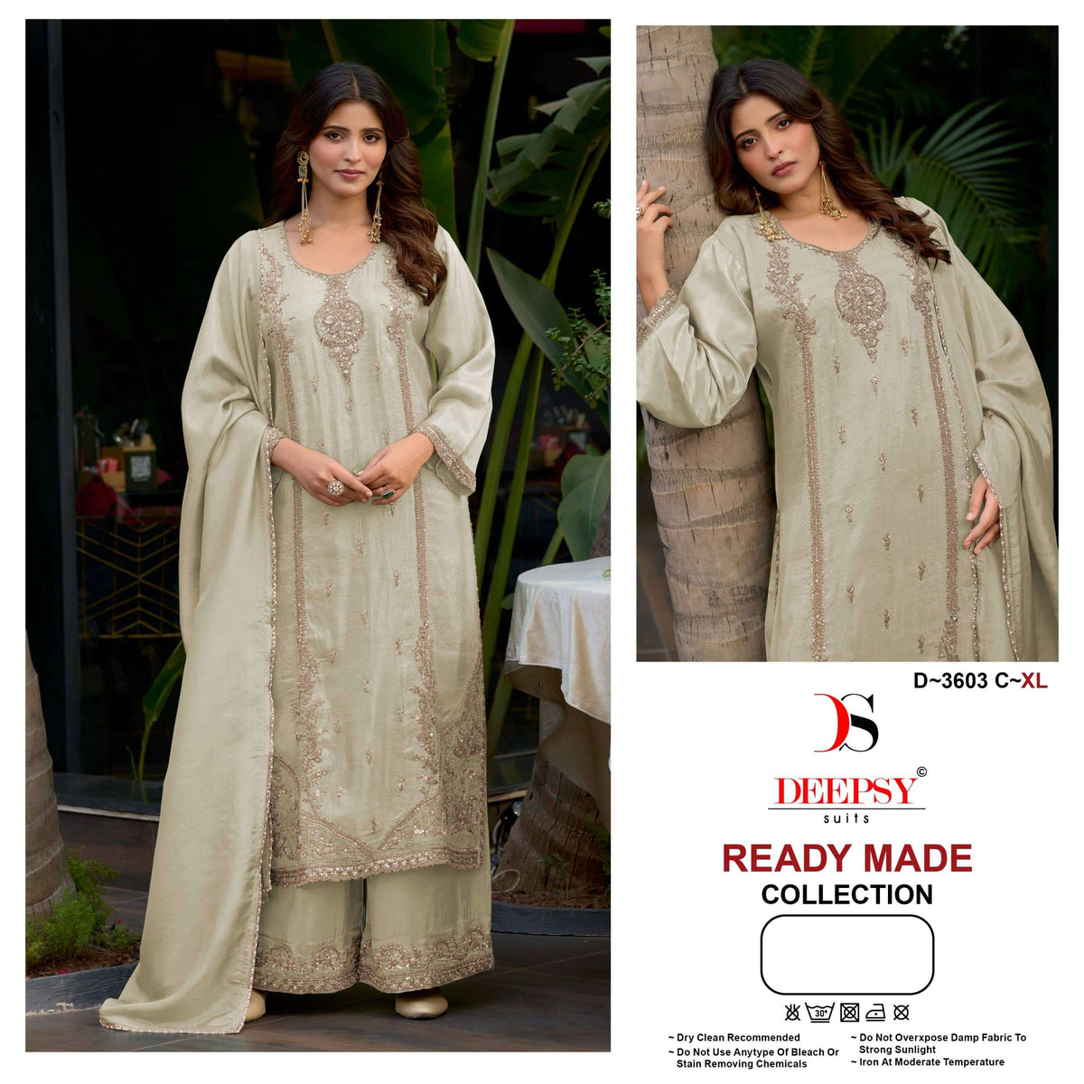DEEPSY SUIT D-3603 Viscose Tissue Silk Salwar Suit