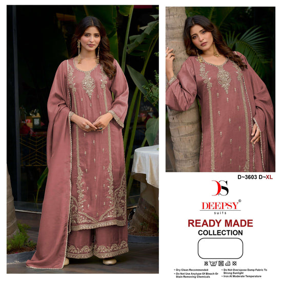 DEEPSY SUIT D-3603 Viscose Tissue Silk Salwar Suit