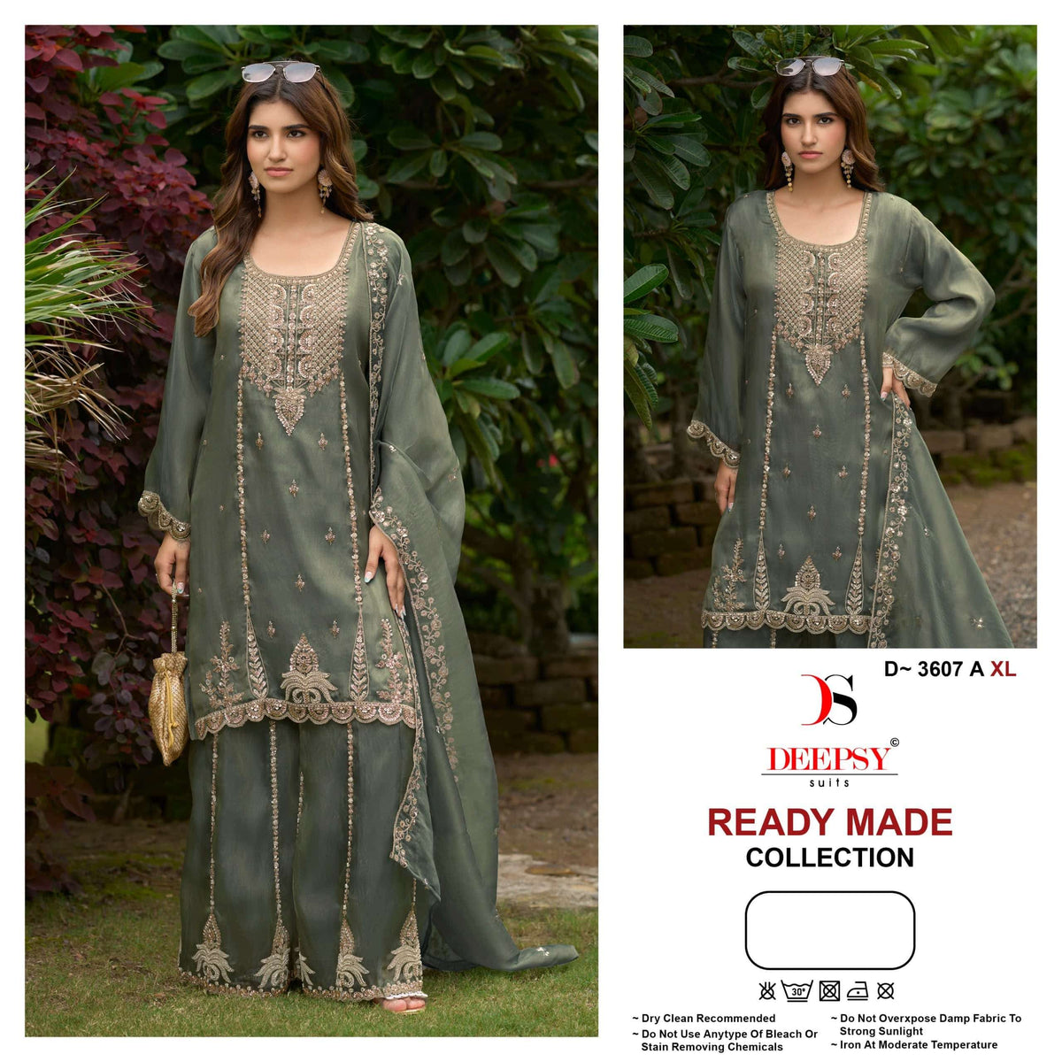 Deepsy Suit D-3607 Viscose Tissue Silk Salwar Suit Set