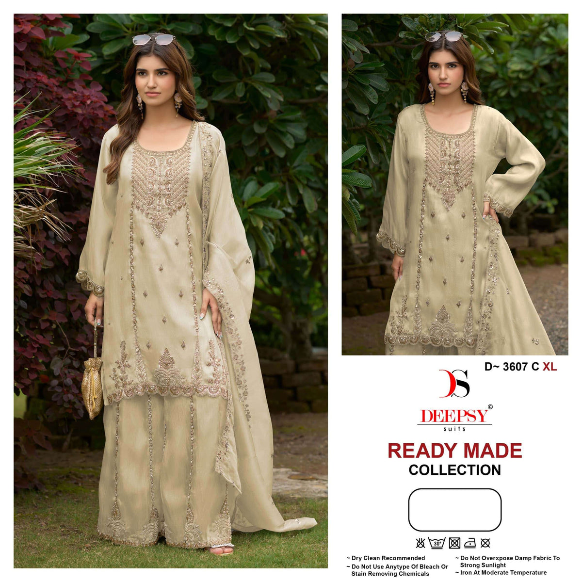 Deepsy Suit D-3607 Viscose Tissue Silk Salwar Suit Set