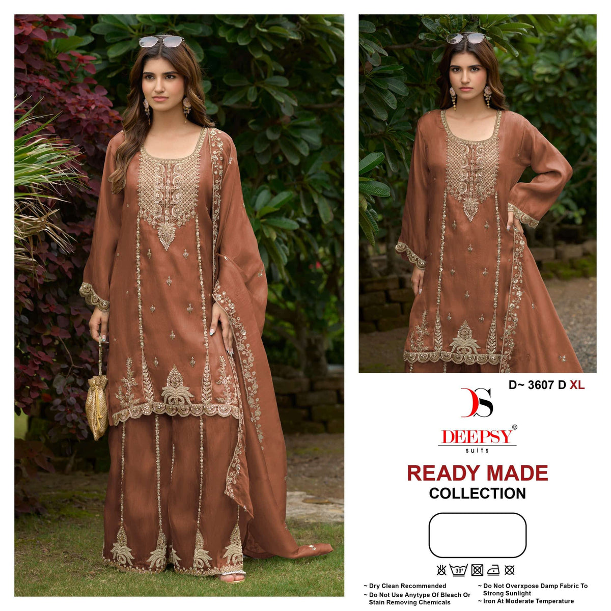 Deepsy Suit D-3607 Viscose Tissue Silk Salwar Suit Set