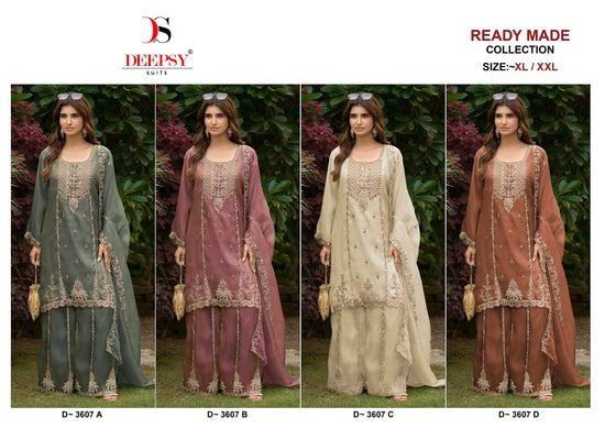 Deepsy Suit D-3607 Viscose Tissue Silk Salwar Suit Set