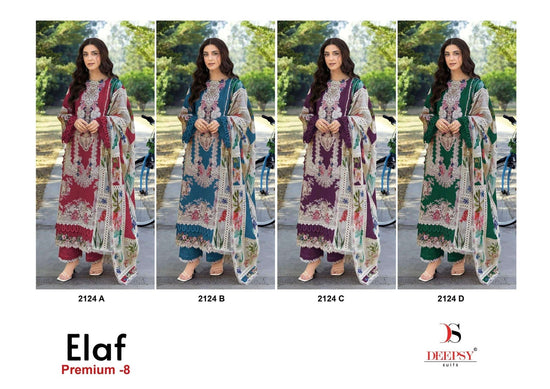 DEEPSY SUIT ELAF 2124 Cotton Pakistani Suit - Amrah Wholesale