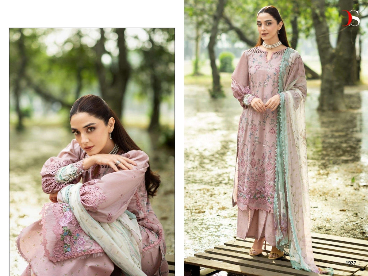 Deepsy Suit Elaf Chikankari Vol-02 Cotton Printed Pakistani Suit - Amrah Wholesale