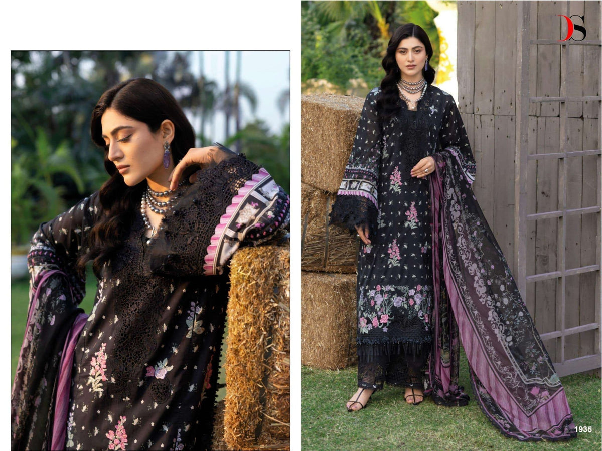 Deepsy Suit Elaf Chikankari Vol-02 Cotton Printed Pakistani Suit - Amrah Wholesale