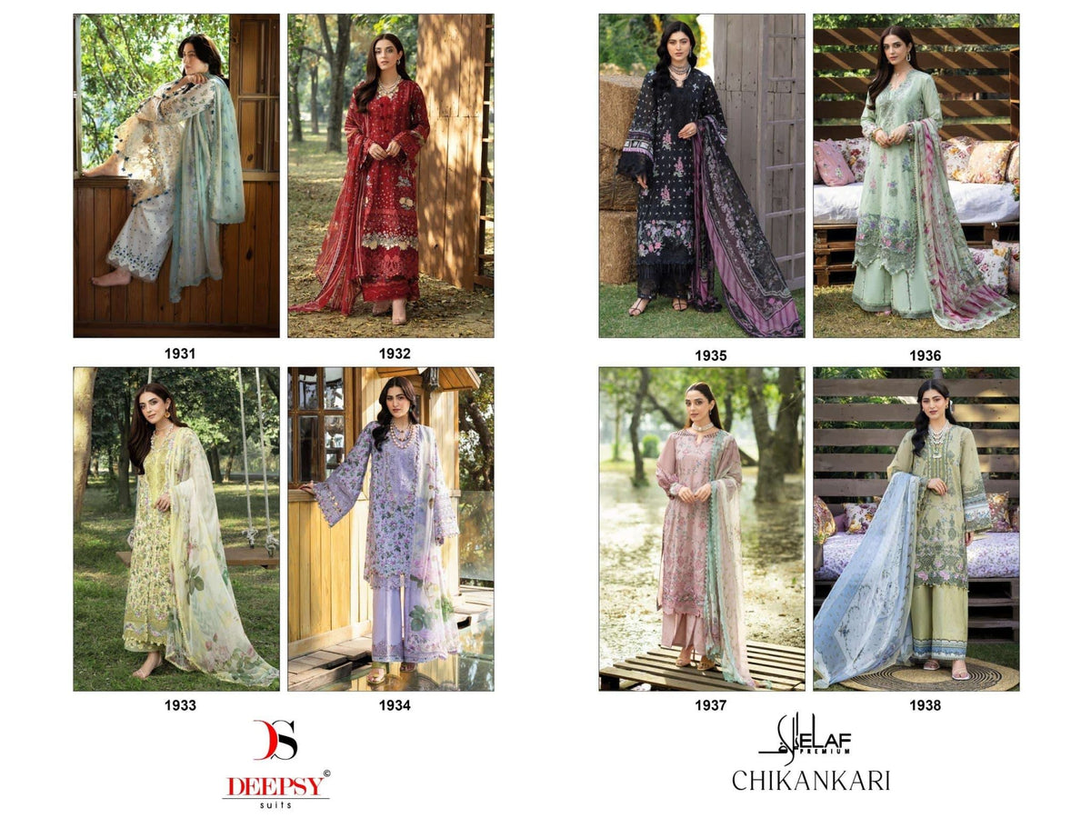 Deepsy Suit Elaf Chikankari Vol-02 Cotton Printed Pakistani Suit - Amrah Wholesale