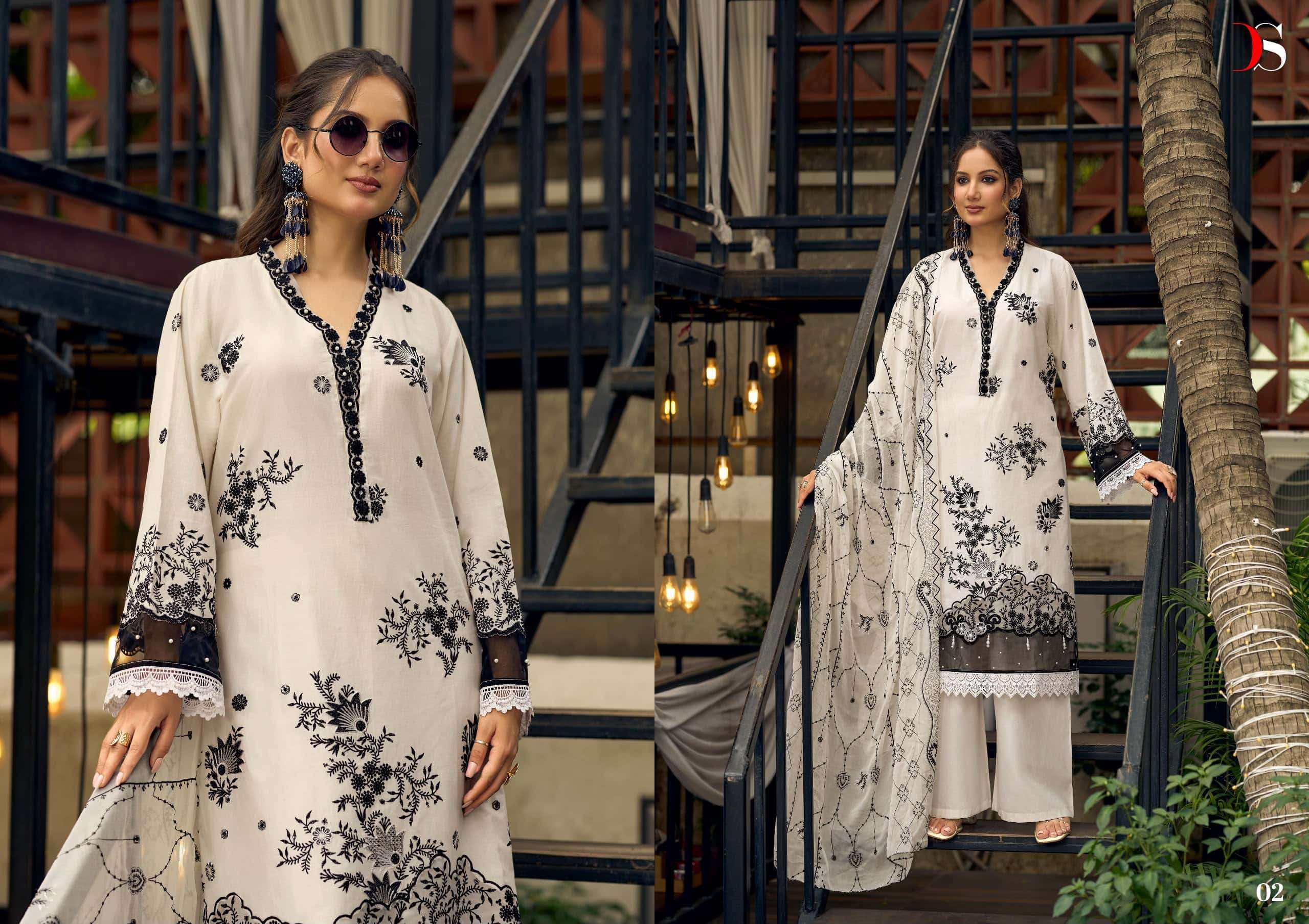 DEEPSY SUIT ELAF EXCLUSIVE Premium Lawn Pakistani Suit