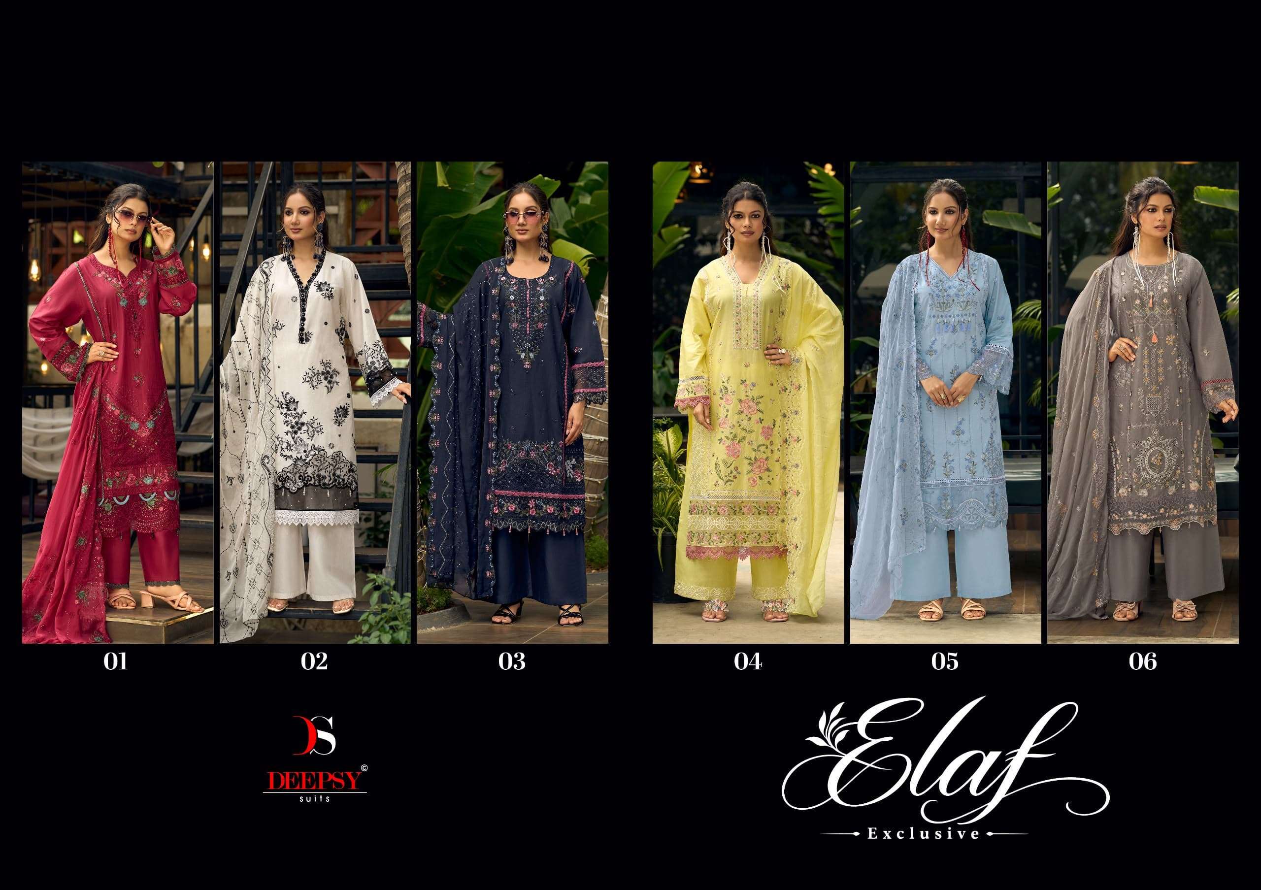 DEEPSY SUIT ELAF EXCLUSIVE Premium Lawn Pakistani Suit