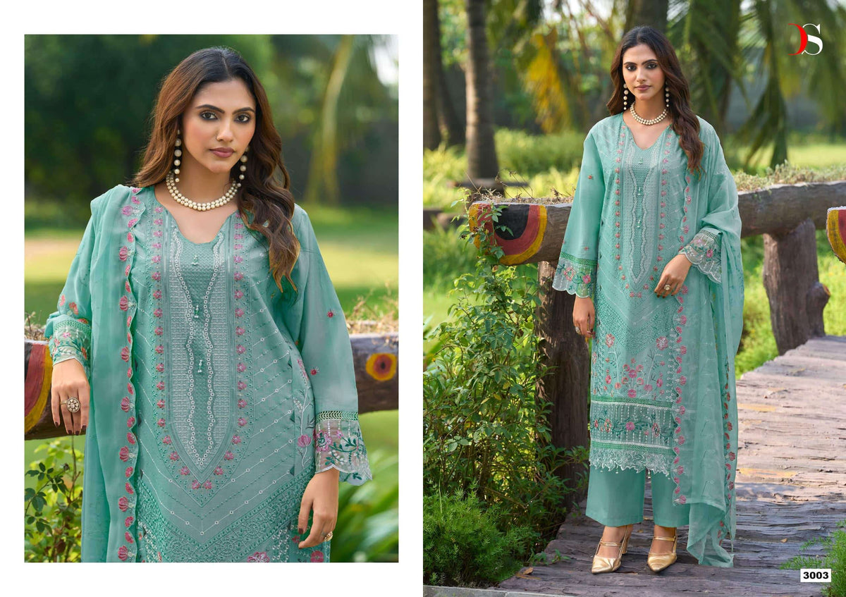 Deepsy Suit Elaf Exclusive Vol-3 Lawn Semi Stitched Pakistani Suit