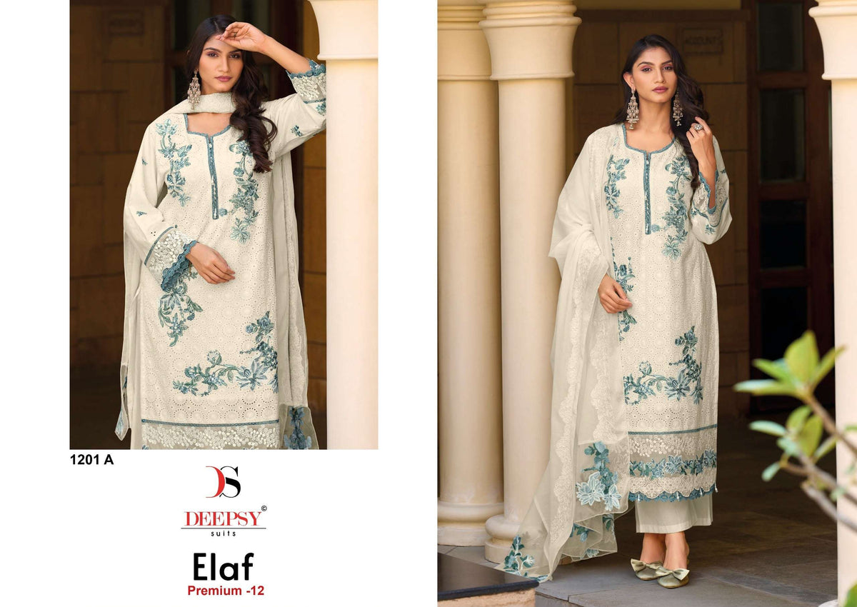 DEEPSY SUIT ELAF PREMIUM VOL-12 Cotton Printed Pakistani Suit