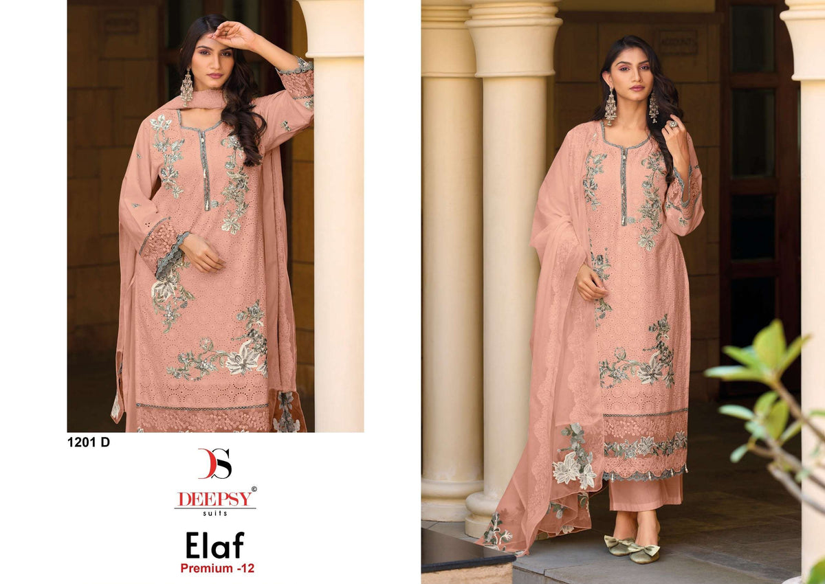 DEEPSY SUIT ELAF PREMIUM VOL-12 Cotton Printed Pakistani Suit