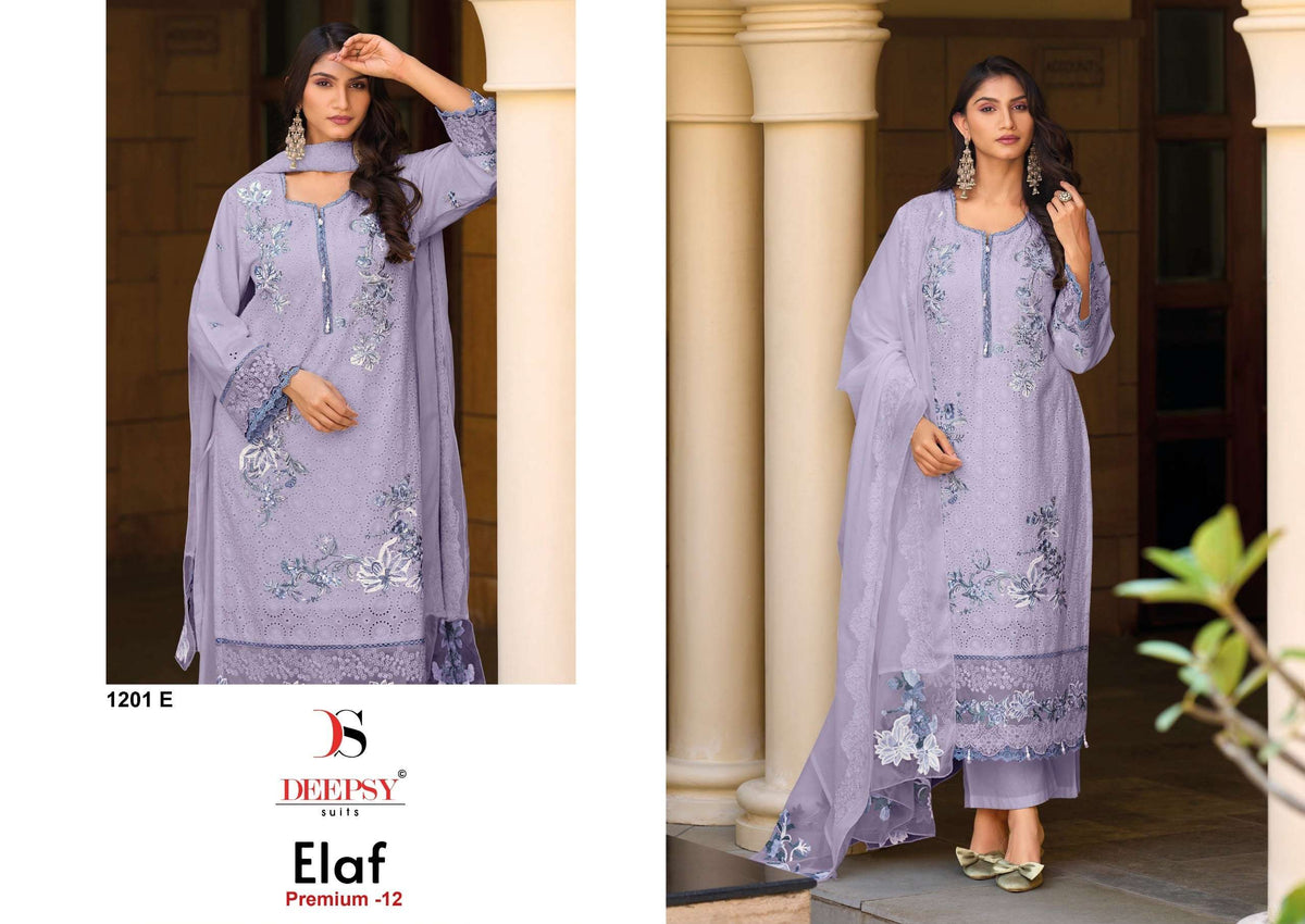 DEEPSY SUIT ELAF PREMIUM VOL-12 Cotton Printed Pakistani Suit