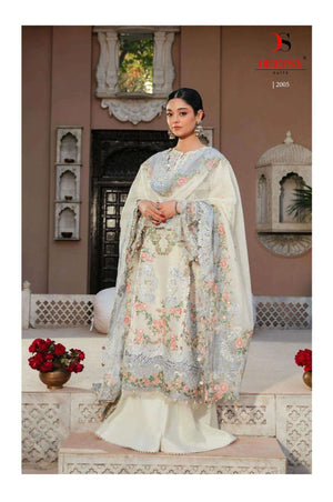 DEEPSY SUIT ELAF PREMIUM VOL - 5 Cotton Embroidery Pakistani Suit - Amrah Wholesale