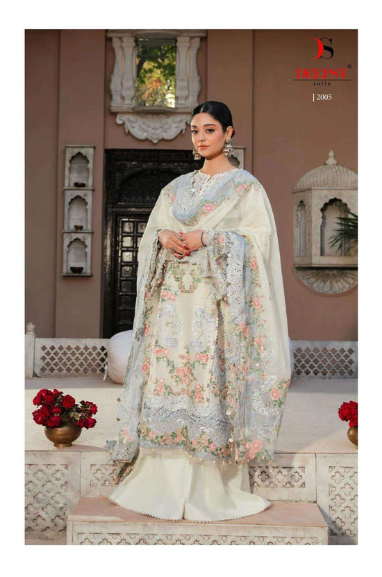 DEEPSY SUIT ELAF PREMIUM VOL - 5 Cotton Embroidery Pakistani Suit - Amrah Wholesale