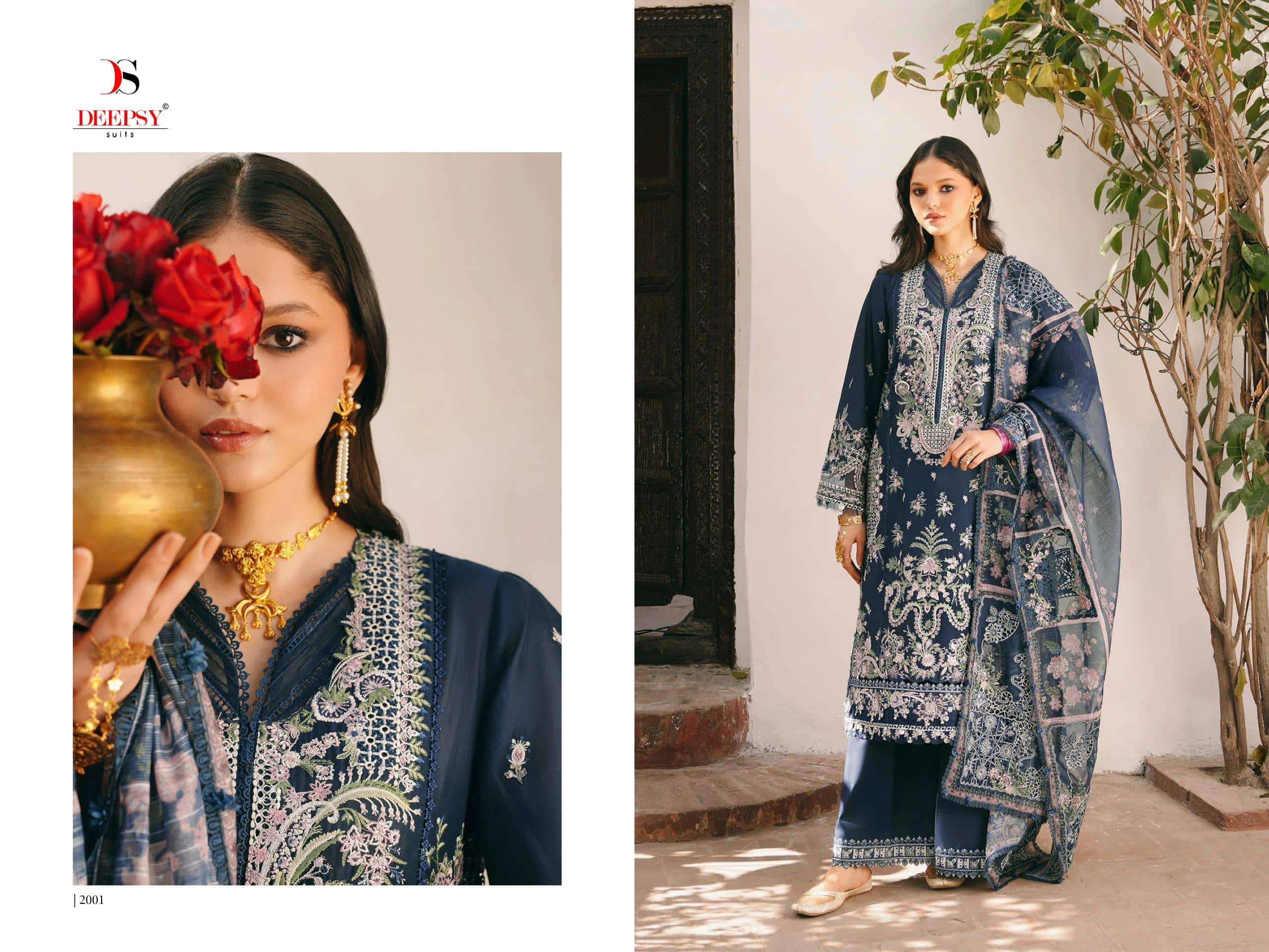 DEEPSY SUIT ELAF PREMIUM VOL-5 Cotton Embroidery Pakistani Suit