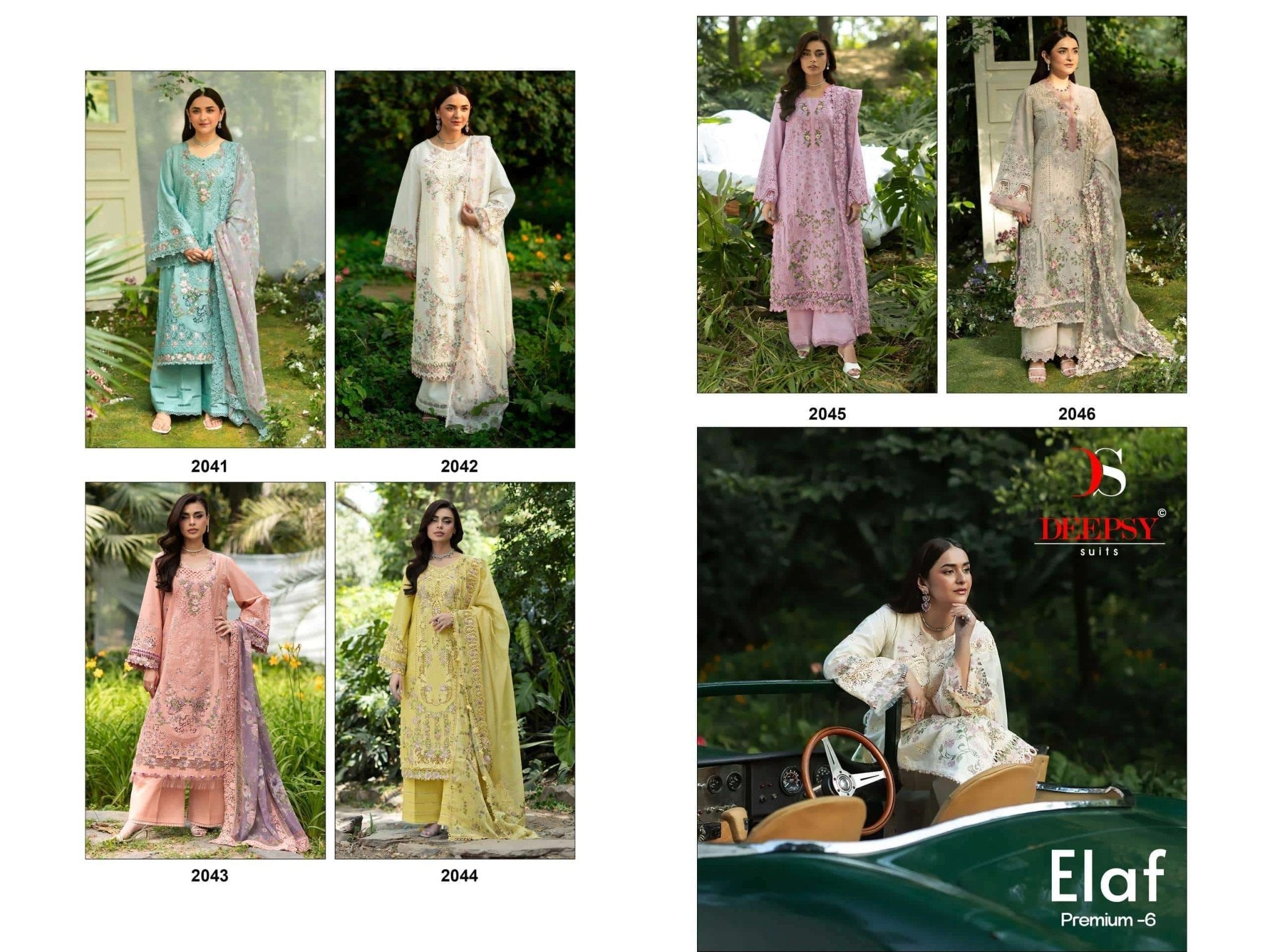 Deepsy Suit Elaf Premium Vol-6 Cotton Embroidered Pakistani Suit - Amrah Wholesale