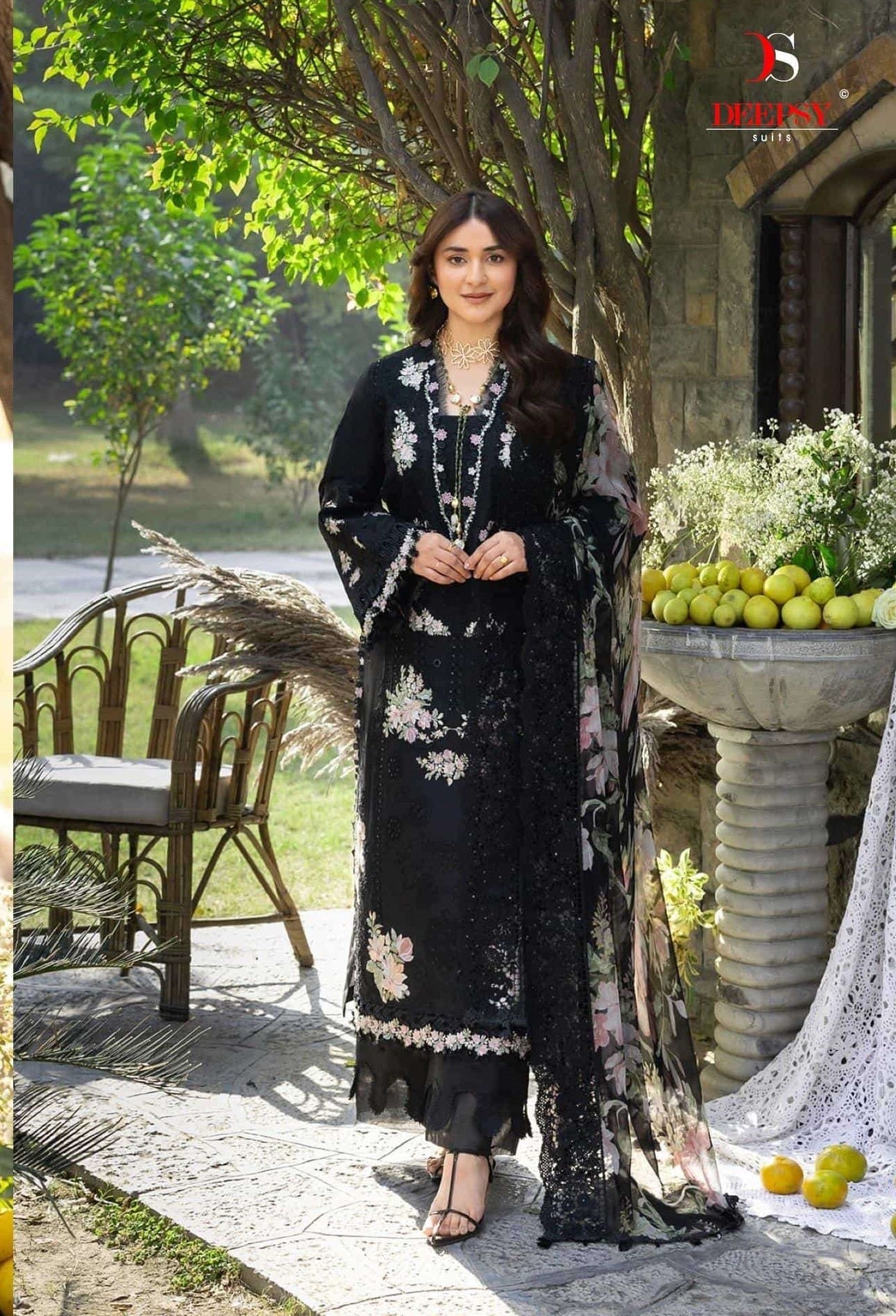 DEEPSY SUIT ELAF PREMIUM VOL-7 Cotton Embroidery Pakistani Suit Set - Amrah Wholesale
