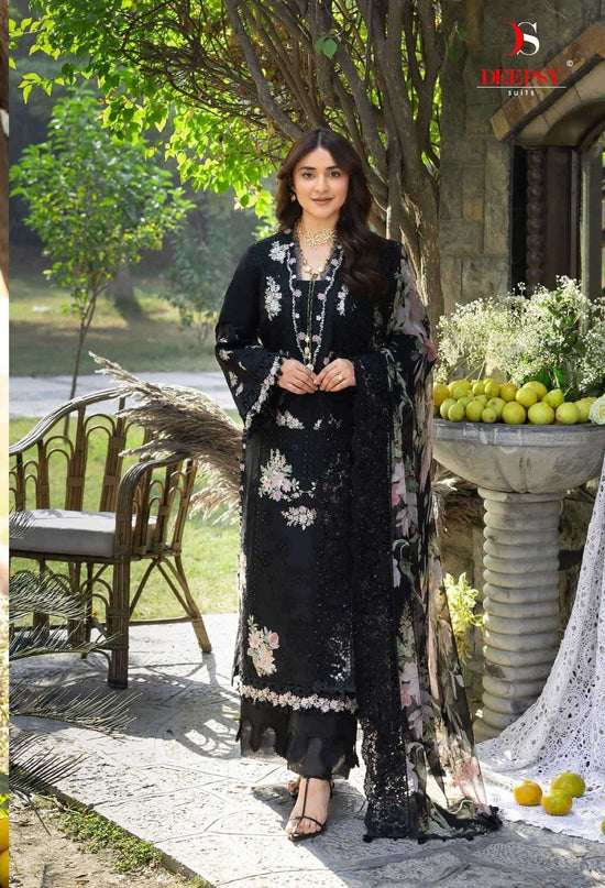 DEEPSY SUIT ELAF PREMIUM VOL-7 Cotton Embroidery Pakistani Suit Set - Amrah Wholesale