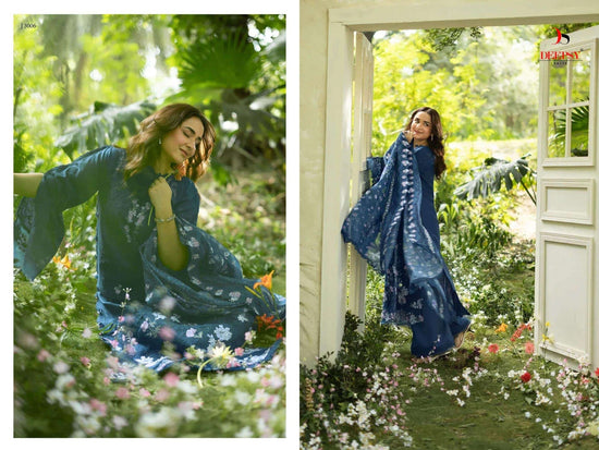 DEEPSY SUIT ELAF PREMIUM VOL-7 Cotton Embroidery Pakistani Suit Set - Amrah Wholesale