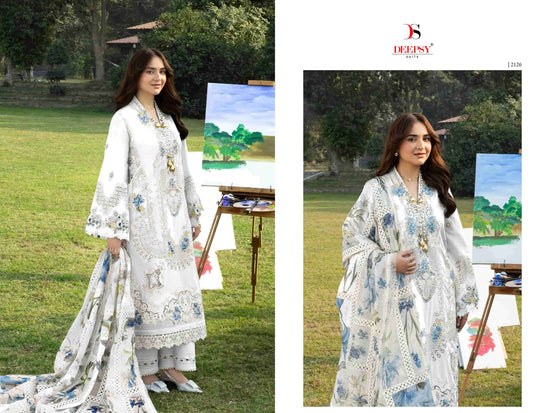 Deepsy Suit Elaf Premium Vol-8 Cotton Printed Pakistani Suit Collection