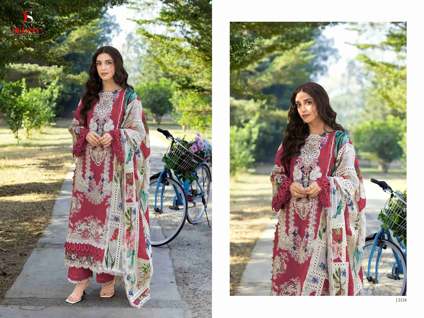 Deepsy Suit Elaf Premium Vol-8 Cotton Printed Pakistani Suit Collection