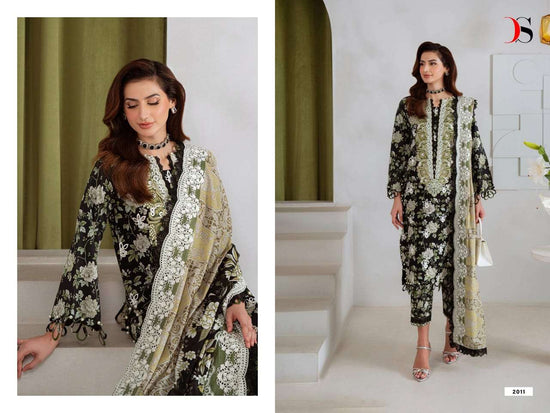 DEEPSY SUIT JADE BAGH Cotton Embroidered Pakistani Suit