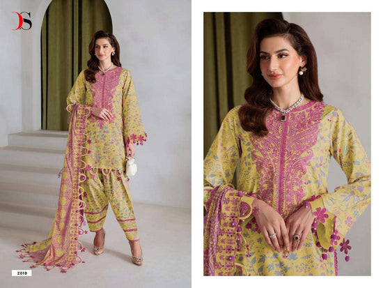DEEPSY SUIT JADE BAGH Cotton Embroidered Pakistani Suit