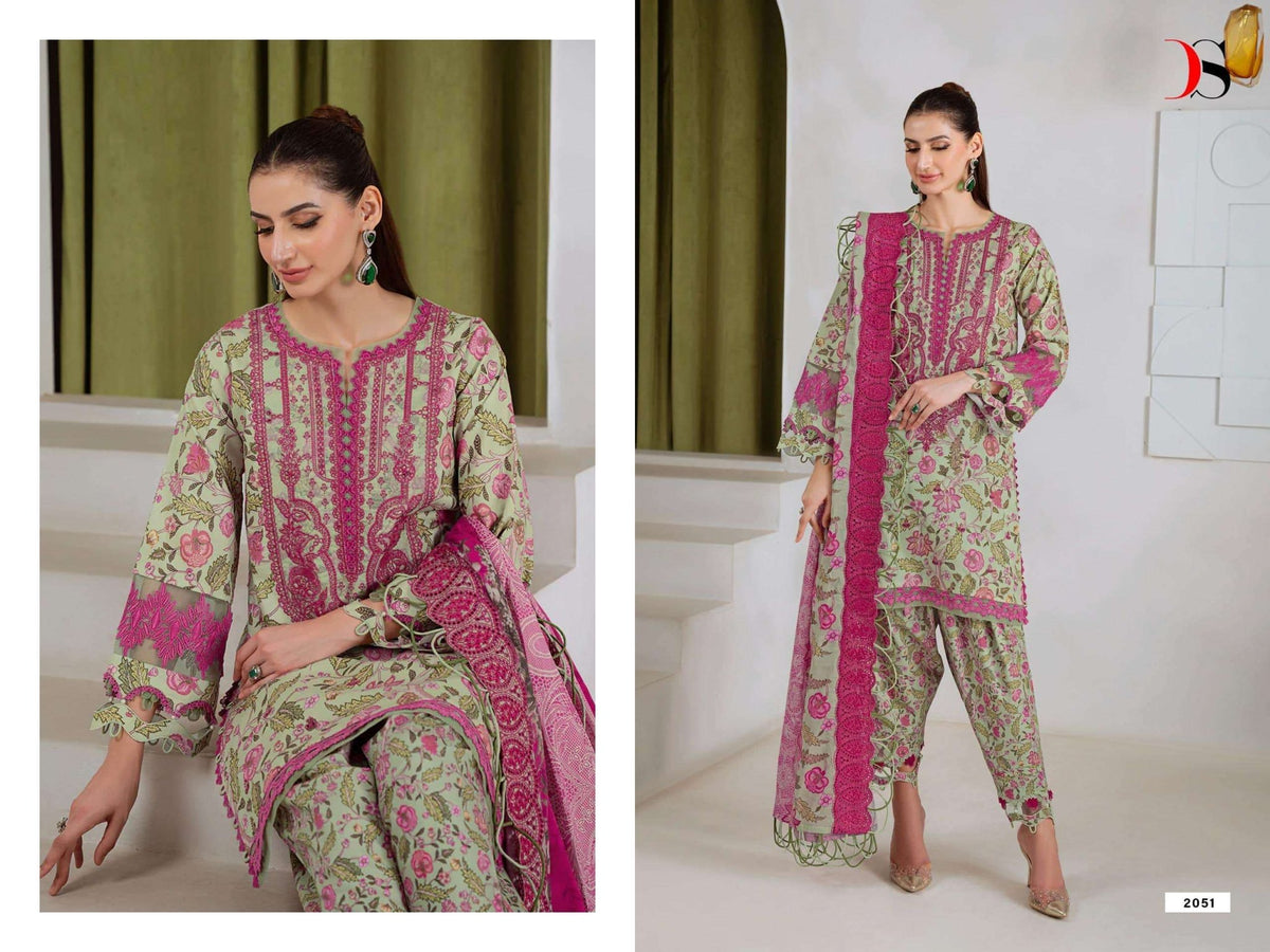 Deepsy Suit Jade Bagh Vol-2 Cotton Printed Pakistani Suit - Amrah Wholesale