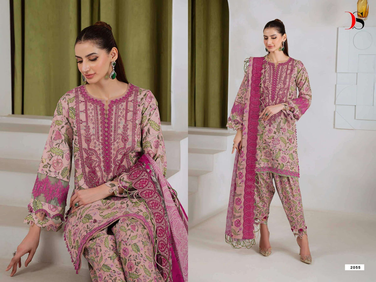 Deepsy Suit Jade Bagh Vol-2 Cotton Printed Pakistani Suit - Amrah Wholesale