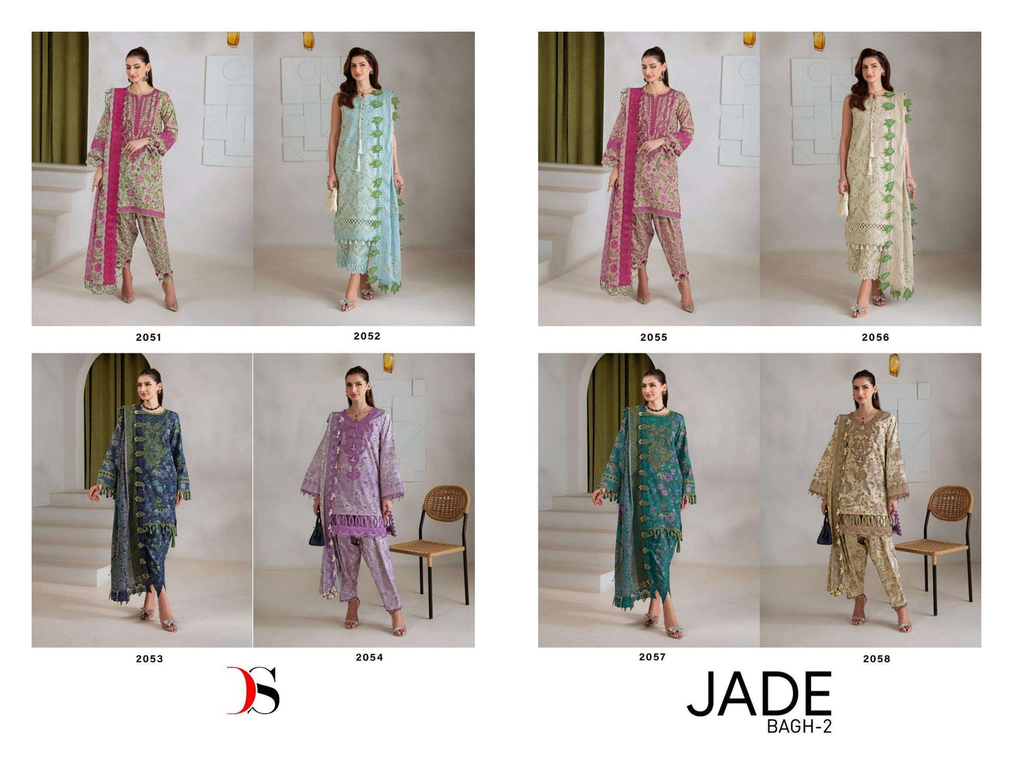 Deepsy Suit Jade Bagh Vol-2 Cotton Printed Pakistani Suit - Amrah Wholesale