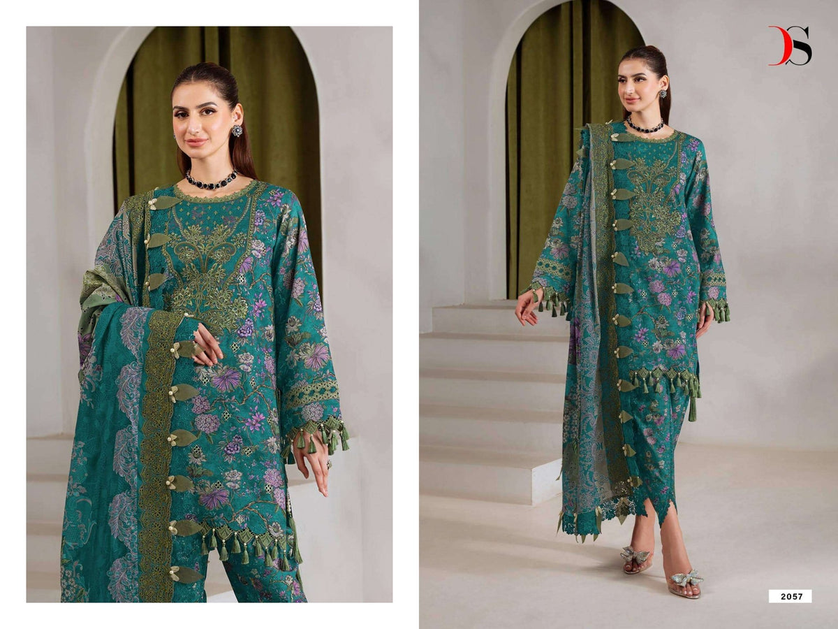 Deepsy Suit Jade Bagh Vol-2 Cotton Printed Pakistani Suit - Amrah Wholesale