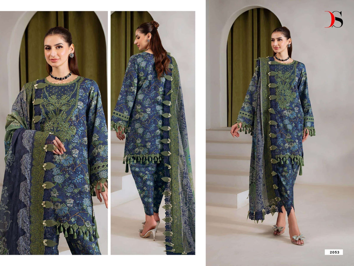 Deepsy Suit Jade Bagh Vol-2 Cotton Printed Pakistani Suit - Amrah Wholesale