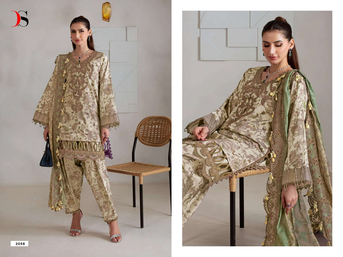 Deepsy Suit Jade Bagh Vol-2 Cotton Printed Pakistani Suit - Amrah Wholesale