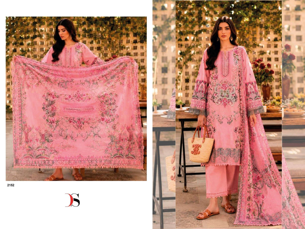 DEEPSY SUIT JADE BLISS LAWN VOL-6 Premium Cotton Pakistani Suit - Amrah Wholesale